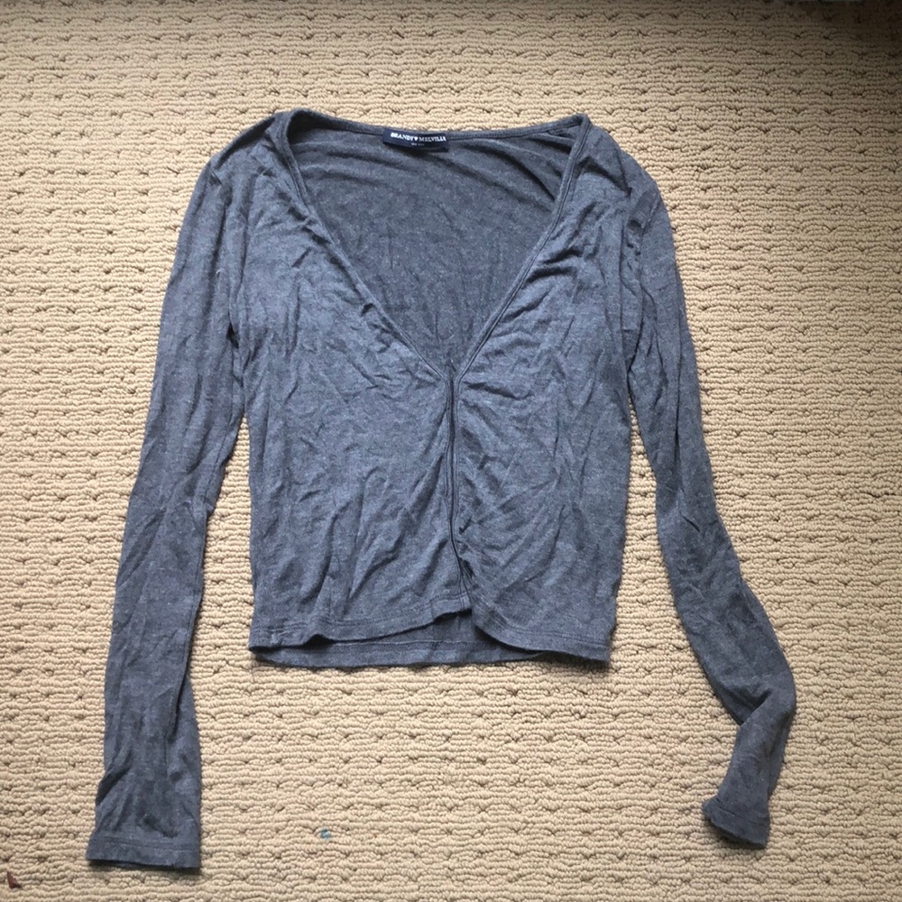 Brandy Melville grey long sleeve